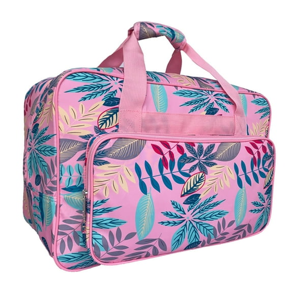 Sewing Machine Carrying Case Carry Tote/Bag Large Capacity Nylon Storage Bags Most Standard Machine, Sew Accessories Tools Organizer Pink