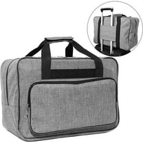 Sewing Machine Carrying Case, Portable Universal Travel Bag, 18 x 10 x 12 inch,Gray