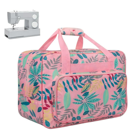 Sewing Machine Carrying Case, Sewing Machine Carrying Case Tote Bag Universal Handbag Organizer with Pockets and Handles Fits Most Standard Singers, Brothers, Janome