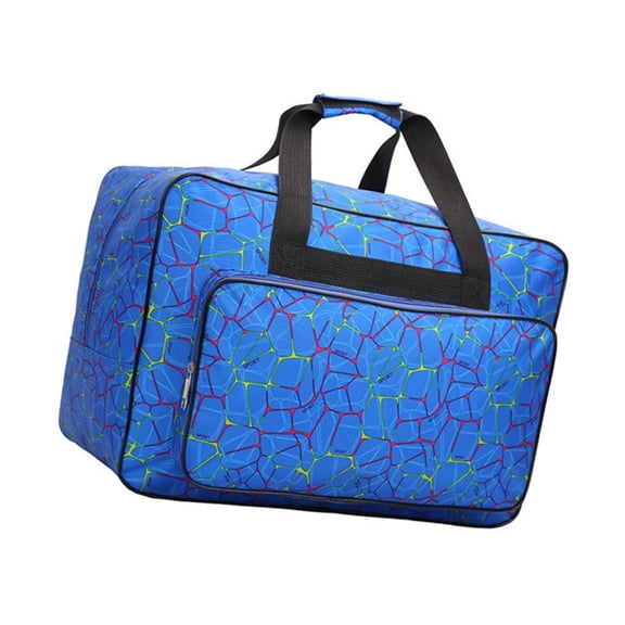 Sewing Machine Carrying Case With Accessory Compartment Nylon Fabric Padded Handles for Safe Transport and Travel Use
