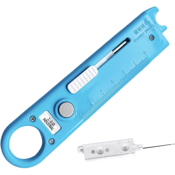 Sewing Machine Fast Automatic Threader, 4-in-1, Built-in Ruler A | Multifunctional Automatic Quick Threading Tool for Seniors Beginners Sewists Tailors Home Mending Crafting
