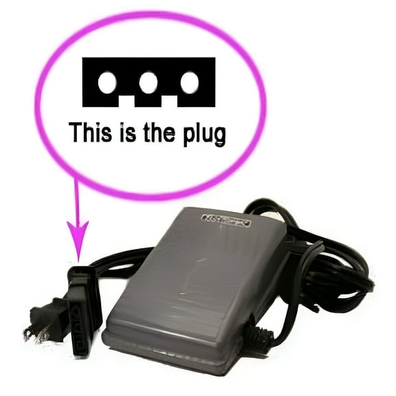 Sewing Machine Foot Control Pedal + Cord Brother Baby Lock Simplicity #J00360051