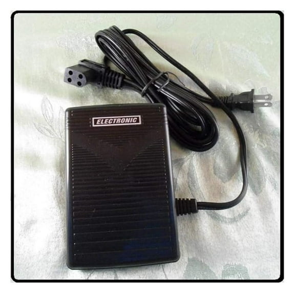 Sewing Machine Foot Pedal - 4-Prong Speed Control for Singer Touch & Sew 620-639 - New Electric Pedal with Cord - Taiwan Made - 110V US Plug