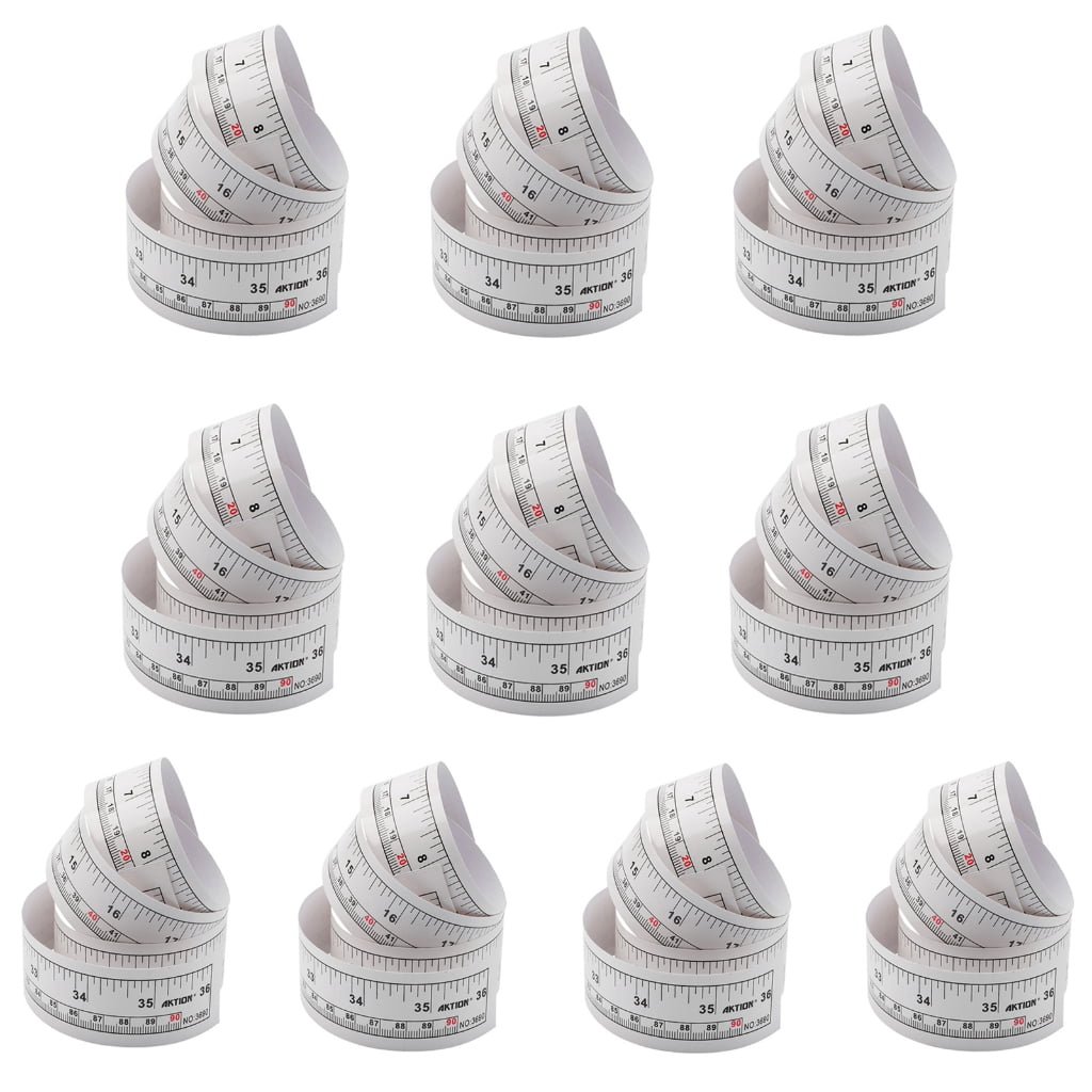 Sewing Machine Measuring Tape Ruler with Centimeter Inch Scale Adhesive ...