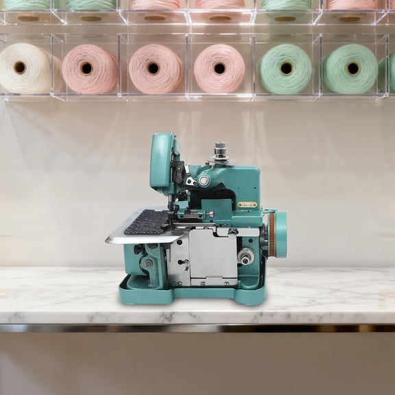 Sewing Machine, Metal Frame Overlock Machine, 150W Heavy Duty Serger for Sewing & Fabric Edging, Prevent Fraying & Create Neat Finishes, Home Use