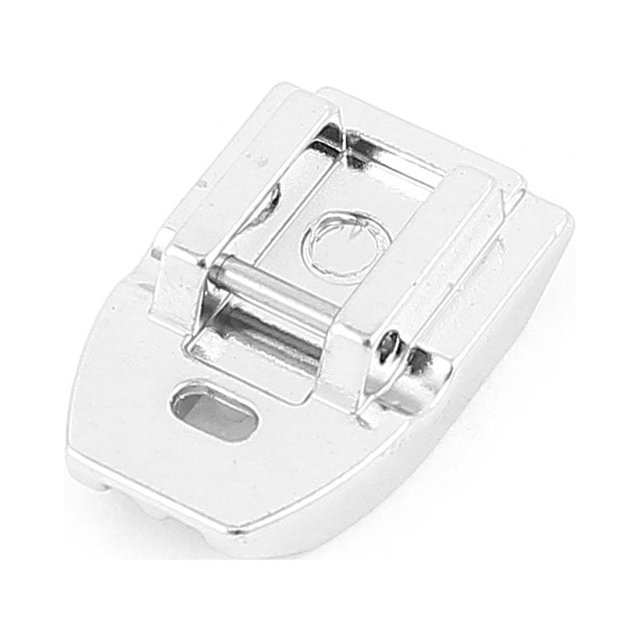 Sewing Machine Metal Snap In Invisible Concealed Zipper Presser Foot
