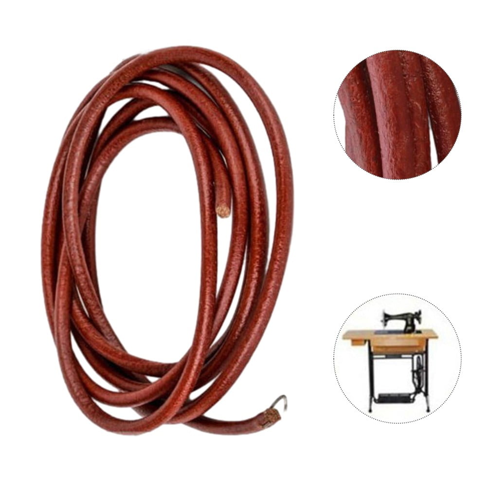 Sewing Machine Motor Belt With A Hook At end,cow Leather material