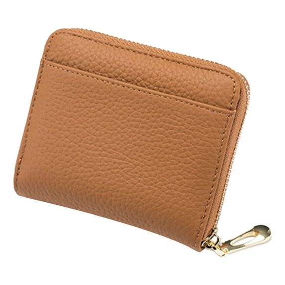 Sewing Machine Needle Threader Women's Wallet RFID Blocking Mini Pocket Purse Card Holder Purse With Zipper Pocket Ladies Credit Card Holder