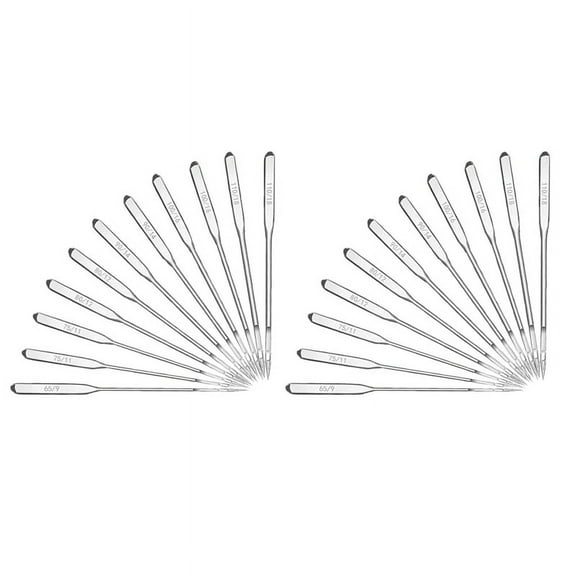 Sewing Machine Needles, 120Pcs Universal Ballpoint Needles Accessories for Jeans
