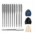 Heavy Set Point Needle Sewing Machine Needles 60PCS Universal Heavy Duty HAX1 Assorted Sizes ...