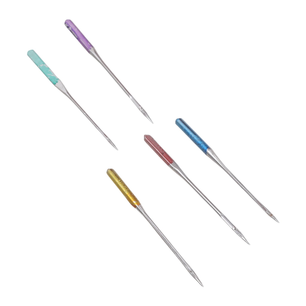 Color Paper Needle 5Pcs Universal Household Sewing Machine Needle 5 Size Colored Flat ...