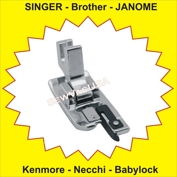 Sewing Machine Overcasting Foot For SINGER, BROTHER, JANOME, KENMORE, NECCHI JANOME & More See Description For Model List.