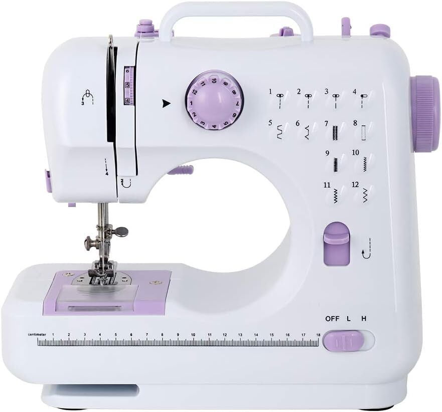 Sewing Machine Portable Crafting Mending Machine 12 BuiltIn Stitch