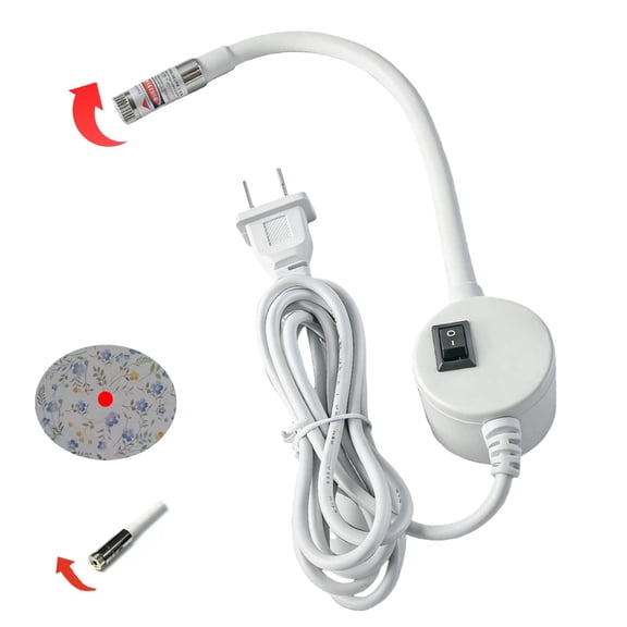 Sewing Machine Quilting Light with Adjustable Dot/Straight Line/Crosshair Projection, Laser Vision Guide, Sewing Machine Attachments