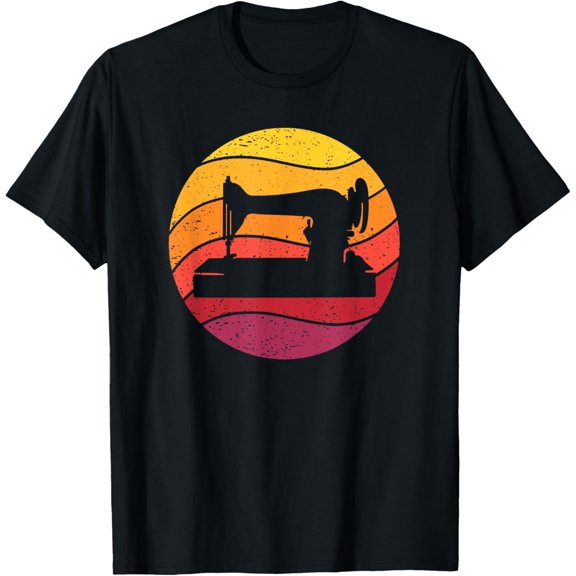 Sewing Machine Retro Style Vintage T-Shirt