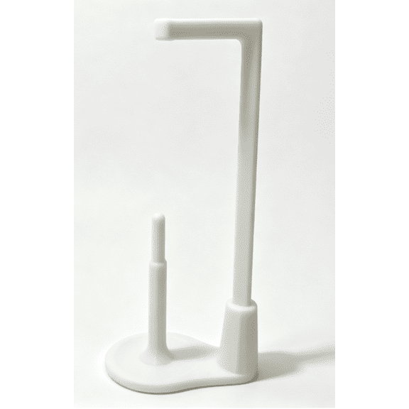 Sewing Machine Spool Holder with Anti-Tangle Thread Guide, Universal Stand, White