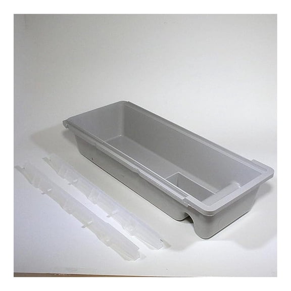 Sewing Machine Table Stand Drawer - Industrial Sewing Machine Parts - Replacement Sliding Drawer 5.5" x 14" x 3" - Heavy Duty Plastic Drawer Accessory