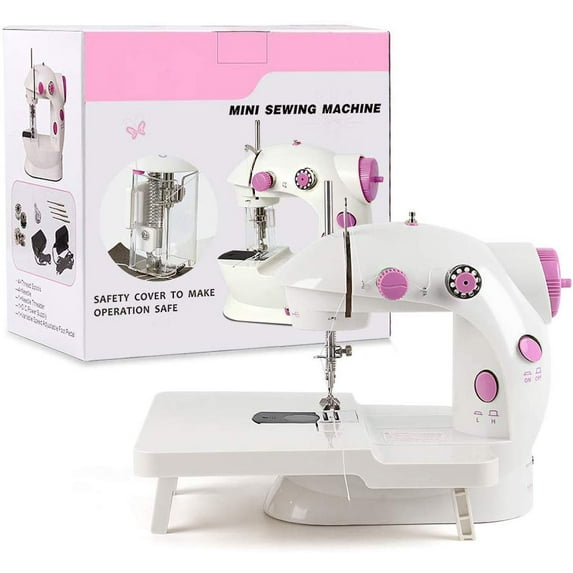 Sewing Machine With Extension Table Portable Mini Sewing Machine
