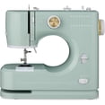thumbnail image 1 of Sewing Machine for Beginners, 55- Kit, w/ 16 Built-in Stitch Patterns, Double Stitching, Foot Pedal, Storage Drawer, 6V - Sage/, 1 of 6