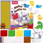 Sewing Machine for Beginners,DIY Crafting and Sewing Set Stuffed Animal Felt Plushie for Girls and Boys,Educational Sewing Kits for Kids Age 8-12