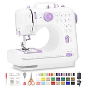 Sewing Machine for Beginners with 12 Built-in Stitches,Mini Sewing Machine with Foot Pedal,High-Low Speeds,Portable and Sewing Enthusiasts 505