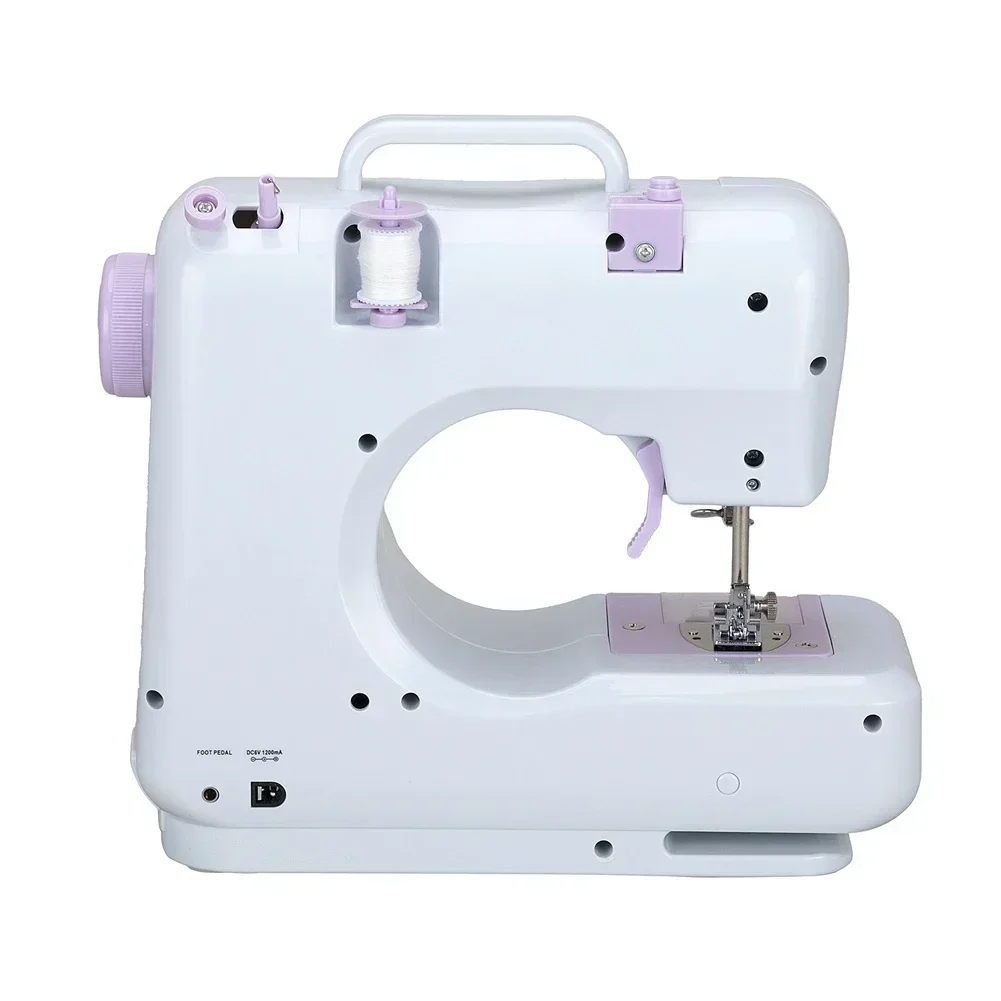 Sewing Machine for Household Use With Thick and Locked Edges, Fully Automatic Mini Multifunctional Electric Sewing Machine