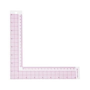 Sewing Measure Rulers 90-Degree L Shape Square Ruler Metric and Imperial Clothing Tailor Craft Tool