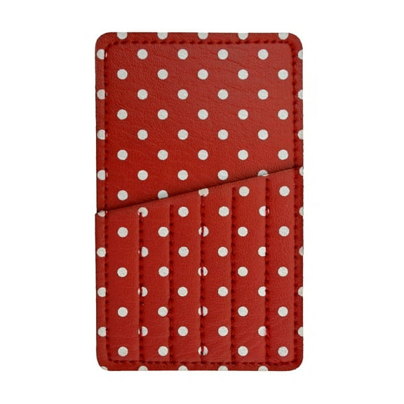 Sewing Needle Carry Card Red Polka Dot