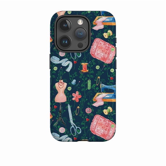 Sewing Pattern II Crafty Gift Phone Case for iPhone 16 15 14 13 12 11 Pro Max