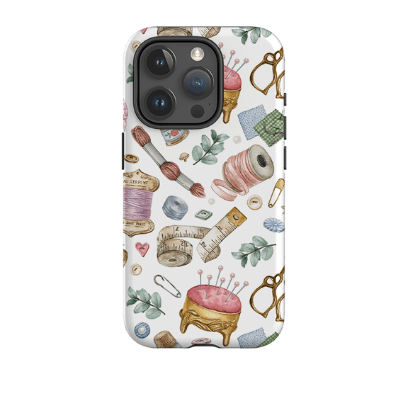 Sewing Pattern IV Crafty Gift Phone Case for iPhone 16 15 14 13 12 11 Pro Max