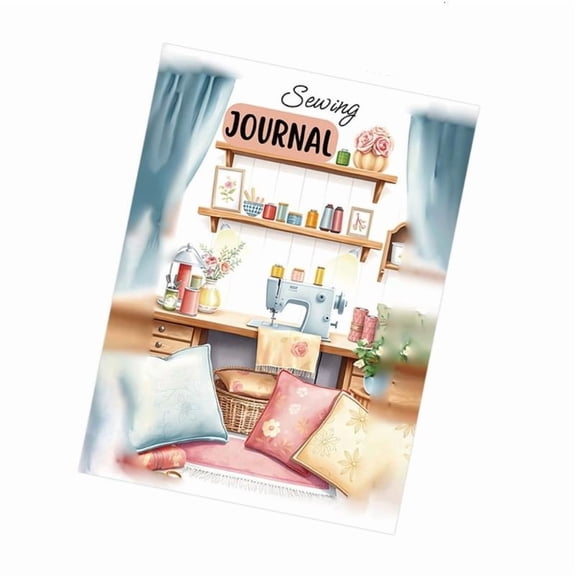 Sewing Project Planner Notebook Paper Quilting Journal with Structured Layouts