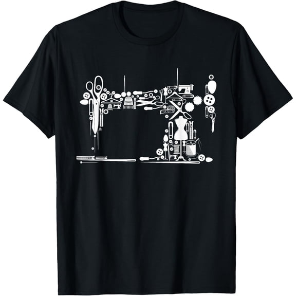 Sewing Quilting Machine Quilters Gift For Sewing Lover T-Shirt
