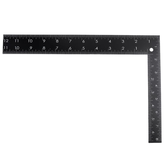 Carpenter Square Framing Square 8 inch x 12 inch L Square Ruler Framing Ruler Carpenter Square L Ruler Ruler