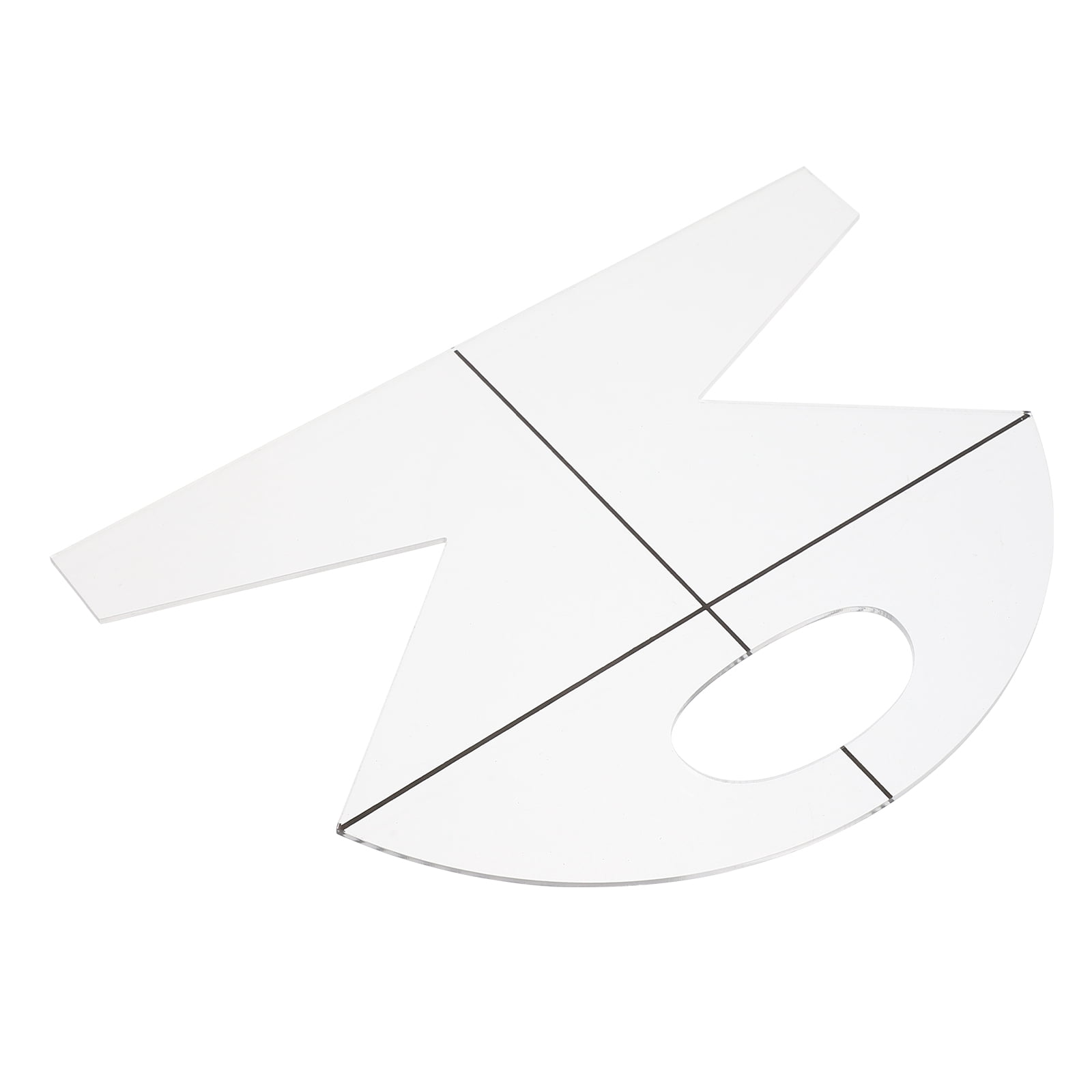 RENACLIPY Transparent Acrylic Sewing Ruler Patchwork Quilting Tool for Precise Fabric Cutting and Sewing Projects