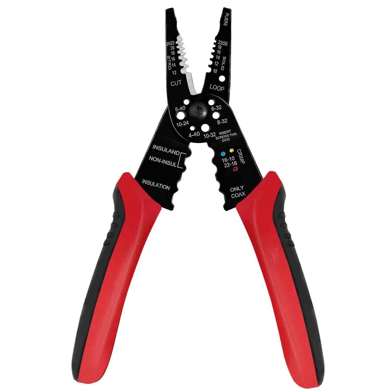 Sewing Scissors Small 8 Inch Wire Stripper/wire Crimping Tool Wire Cutter Wire Crimper Cable Stripper Wiring Tools And Multi Function Hand Tool.