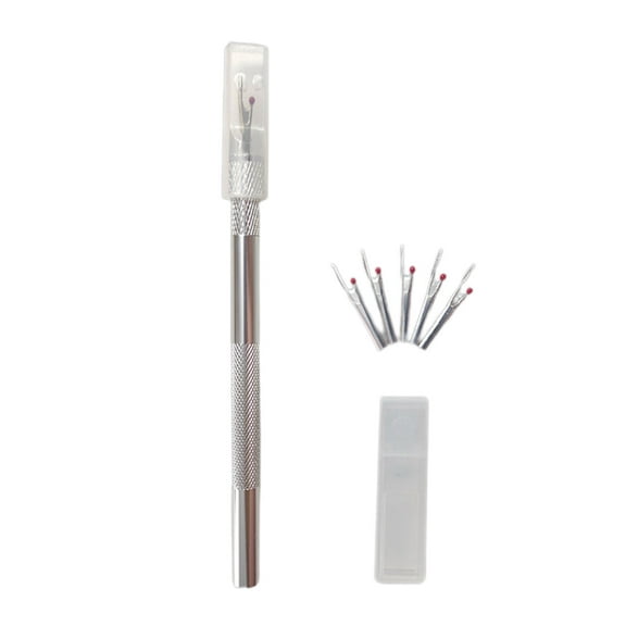 Sewing Seam Ripper, Thread Cutter Handy Stitch Ripper with Spare Replacement for Head for Sewing/Crafting Removing Threa