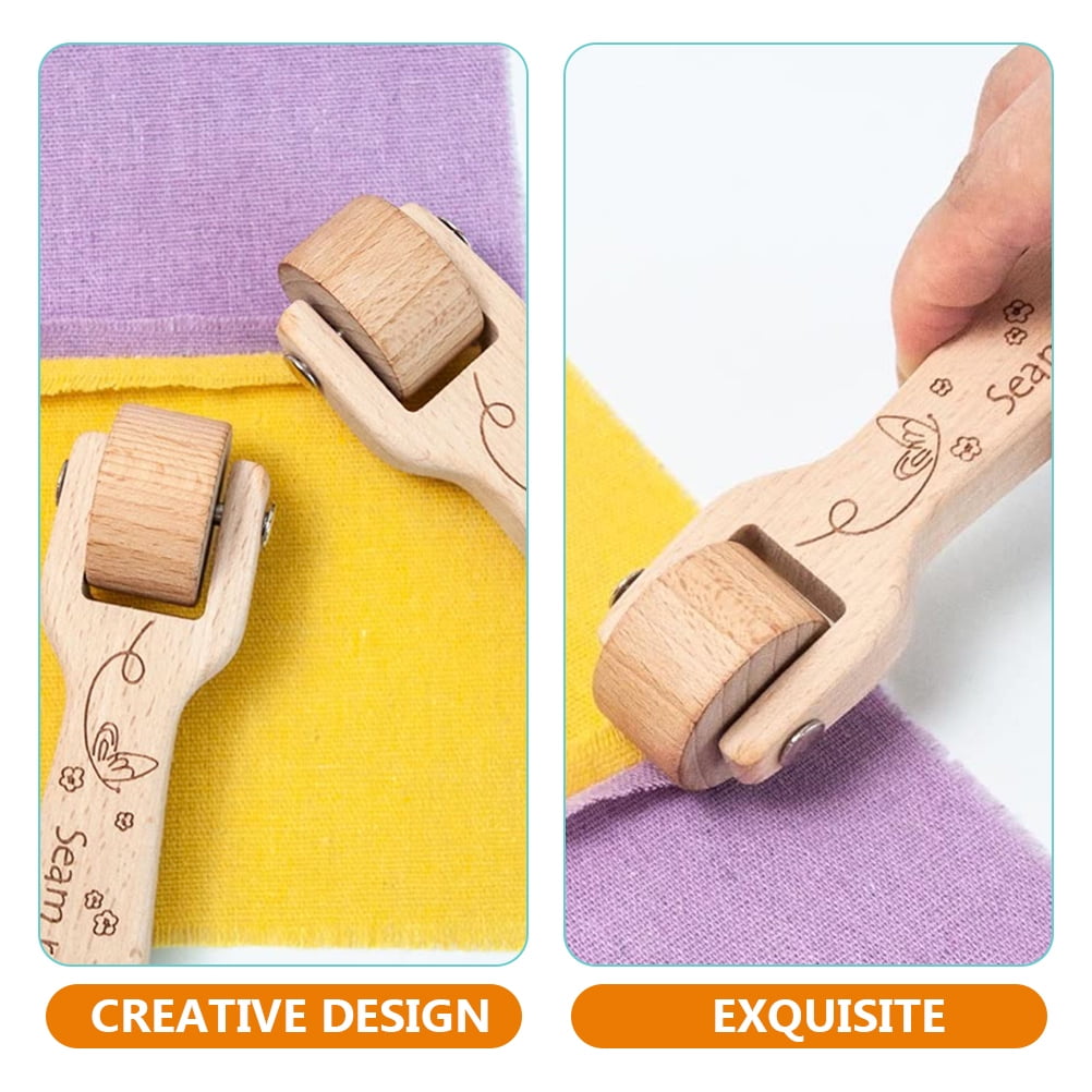 Sewing Seam Rollers Cloth Pressing Roller Wood Roller Sewing Seam