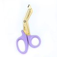 thumbnail image 1 of Sewing Stainless Safety 18cm Titanium plating Bandage Scissors Stainless Steel Nurse Scissors Trauma Shears PURPLE, 1 of 8