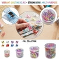thumbnail image 1 of Sewing Supplies, 25/50/100/150 Pc 1X0.5 Inch, Sewing Clips for Fabric and Quilting, Clips for Sewing, Sewing Supplies and Accessories, Stored in Clear Plastic Container for, 1 of 9