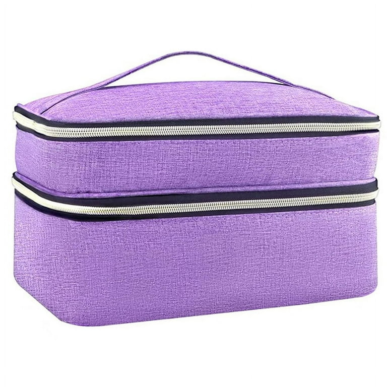 Sewing Supplies Organizer Bag, Double-Layer Sewing Box Organizer  Accessories Storage Bag,B 