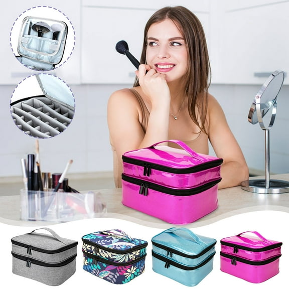 Sewing Supplies Organizer, Double-Layer Sewing Box for Accessories and Storage, Large Sewing Basket for Travel, Professional Sewing Gift for Women, Durable Case for Organized Needlework, by UKHCCC