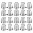 thumbnail image 1 of Sewing Thimble Finger Protector, 20 Pcs Metal Finger Shield Ring for Hand Sewing, Craft Accessories DIY Sewing Tools, 1 of 6