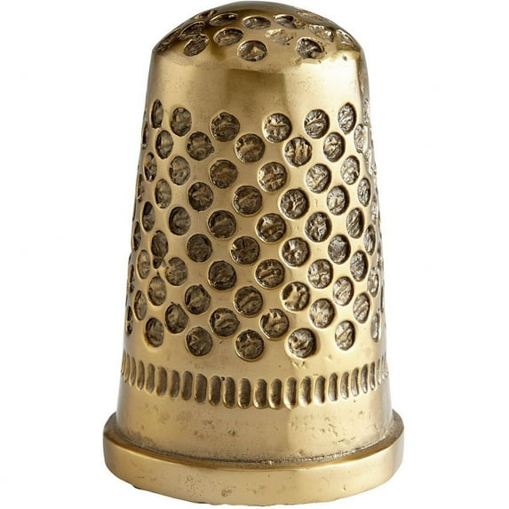 Cyan Design - Sewing Thimble Token - Sculpture-6.25 Inches Tall And 4 Inches Wide