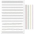 thumbnail image 1 of Sewing Thread Clear Rubber Stamp Stitching Embroidery Lines Lace Transparent Silicone Seals Stamp for Journaling Card Making DIY Scrapbooking Handmade Photo Album Notebook Decor, 1 of 9