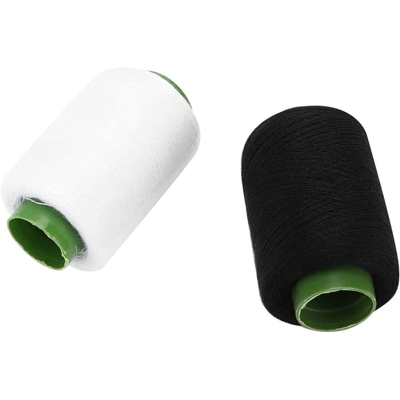 Sewing Thread Household Black White Polyester Yarns For Diy Embroidery Machine Project Stylish