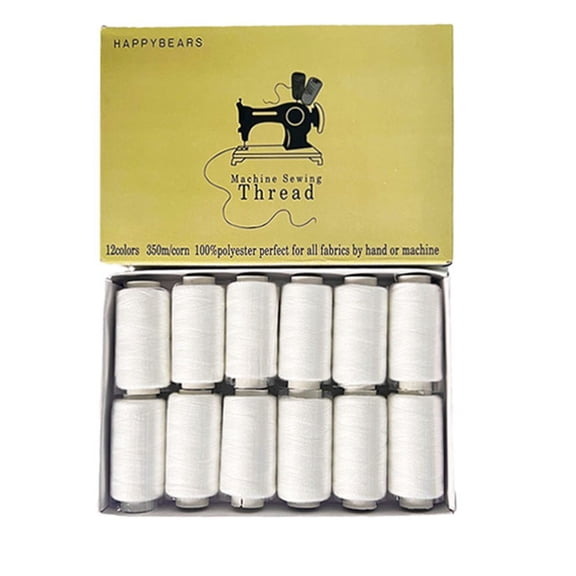 Sewing Thread Polyester Yarn Durable Hand Knitting Wide Applications Note