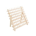thumbnail image 1 of Sewing Thread Rack Portable Solid Sturdy Durable Wooden Thread Holder Sewing 80 Spool, 1 of 8