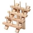 Sewing Thread Rack Wood Spool Holder Storage Bobbin Braiding Rack Shelf