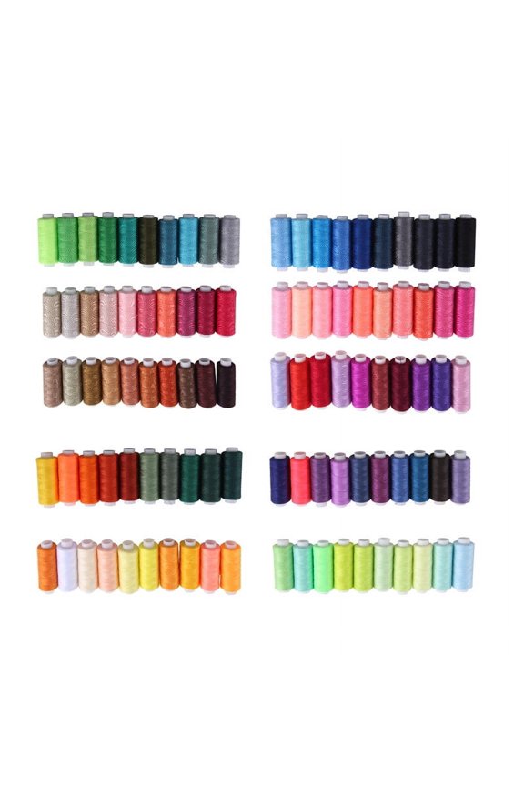 Sewing Thread Set 100 Colour 250Yd Each Spool Polyester Thread Kit for Hand or Machk10160