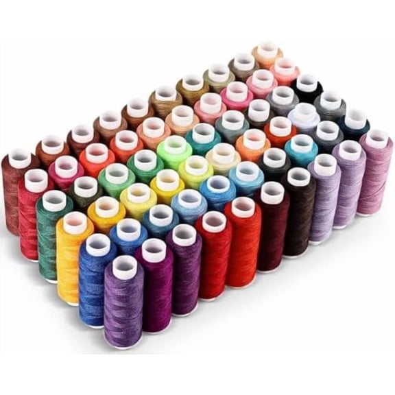 Sewing Threads Kits,60 Colors Polyester 250 Yards Per Spools for Hand Sewing & Embroidery